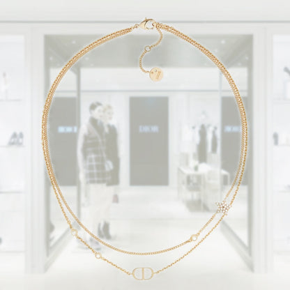 PETIT CD DOUBLE NECKLACE