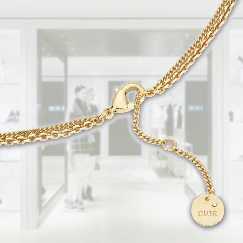 PETIT CD DOUBLE NECKLACE