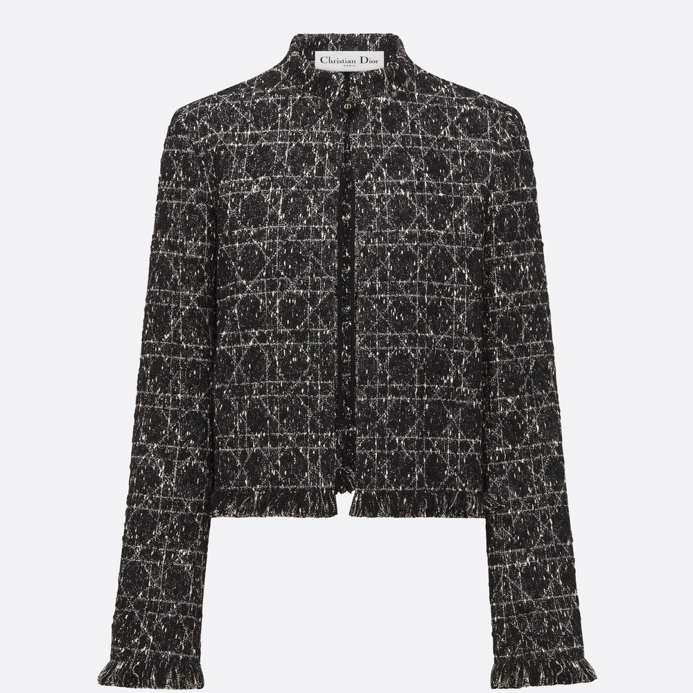 Macrocannage Cropped Jacket
