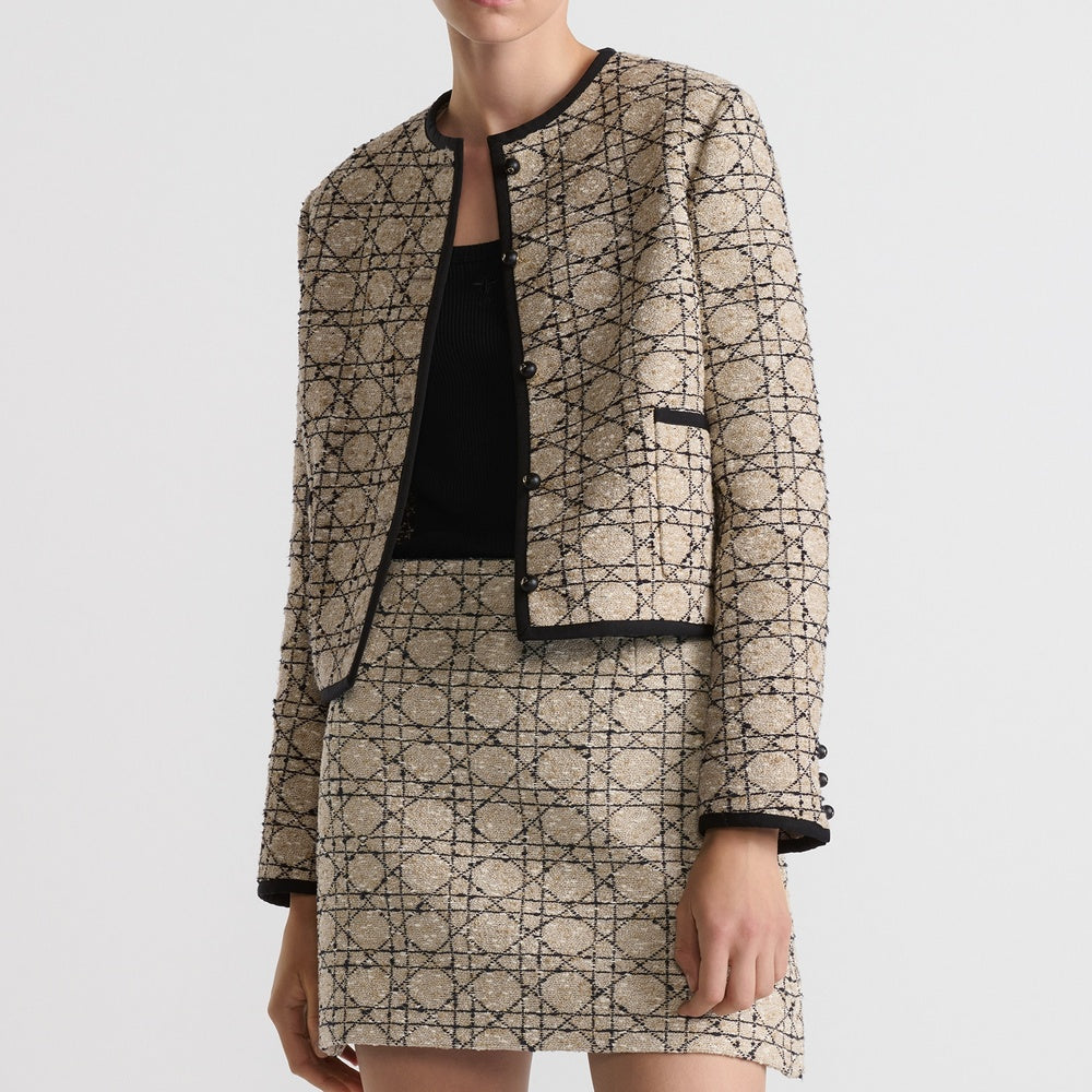 Cannage Cropped Jacket