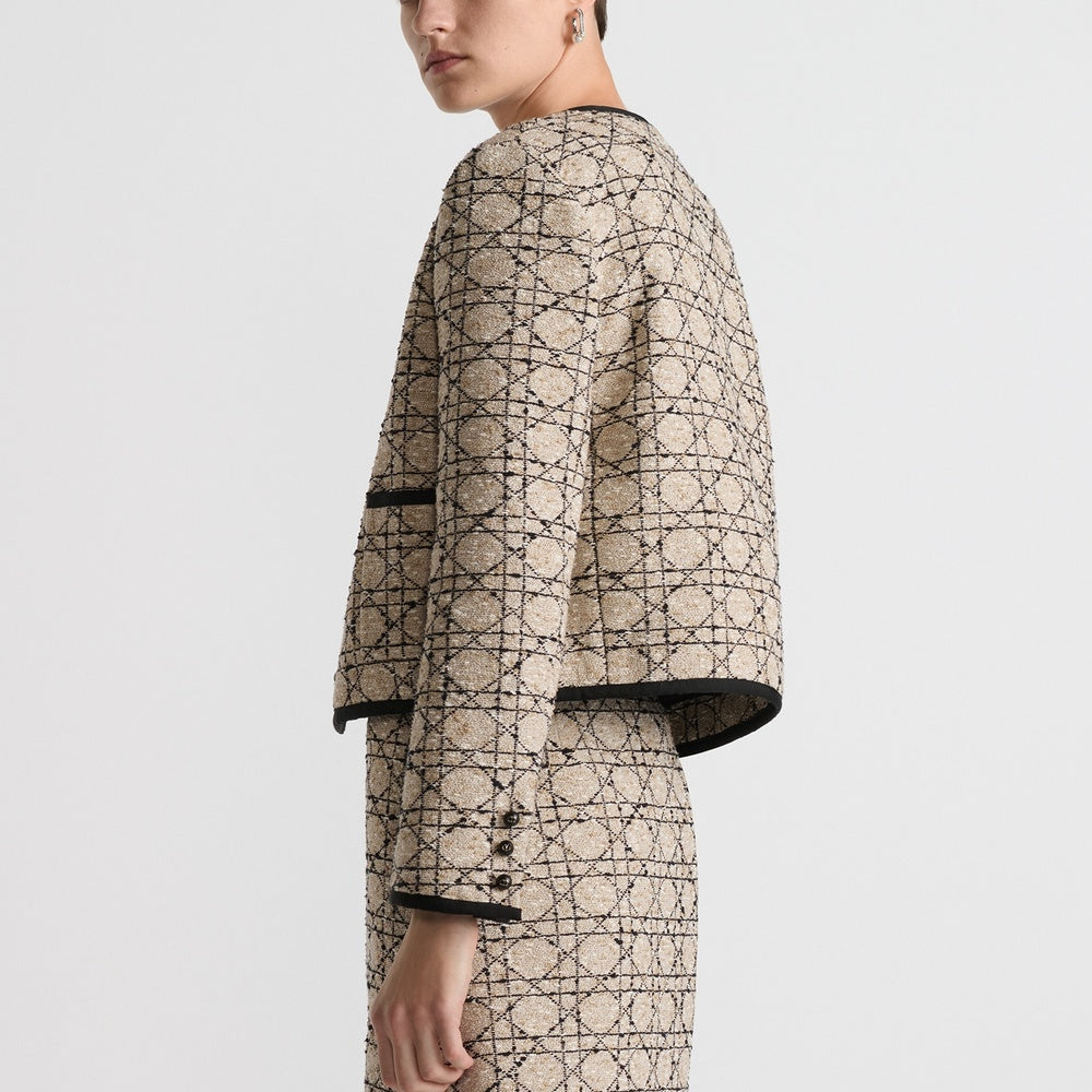 Cannage Cropped Jacket