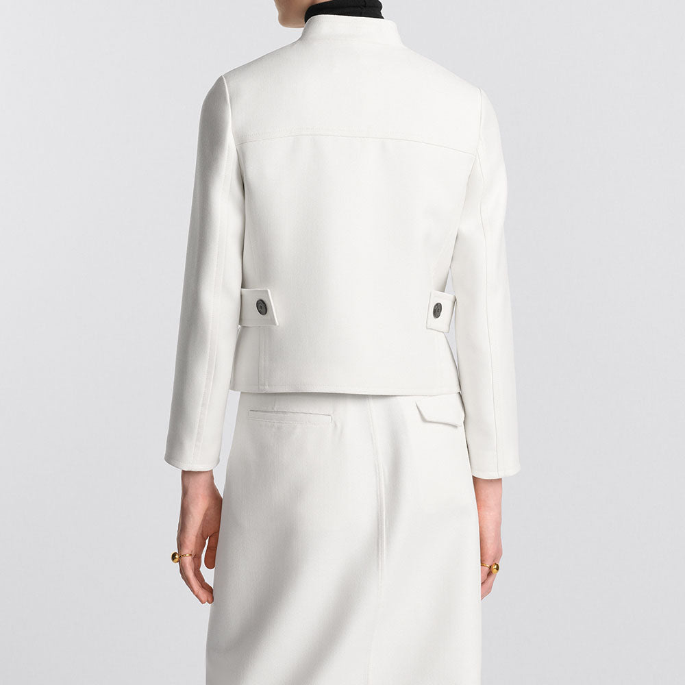 Cropped Jacket with Removable Cannage Vest