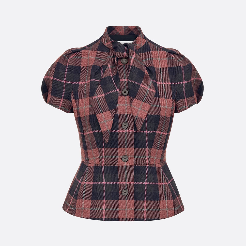 Fitted Short-Sleeved Jacket