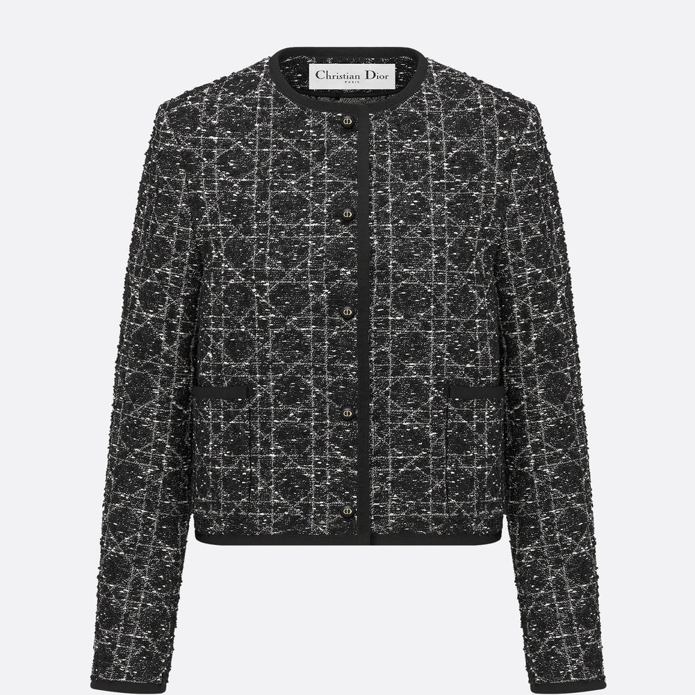 Macrocannage Cropped Jacket