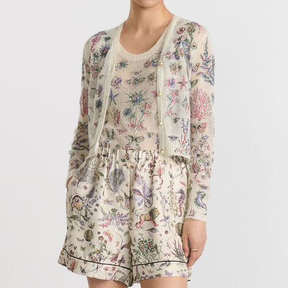 Embroidered Twinset