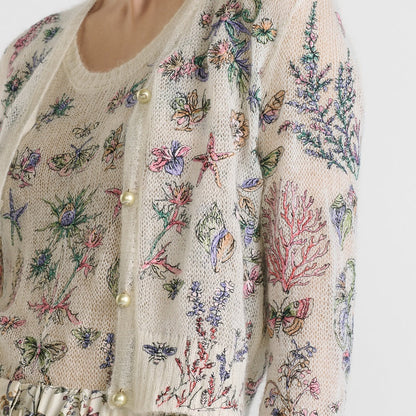 Embroidered Twinset