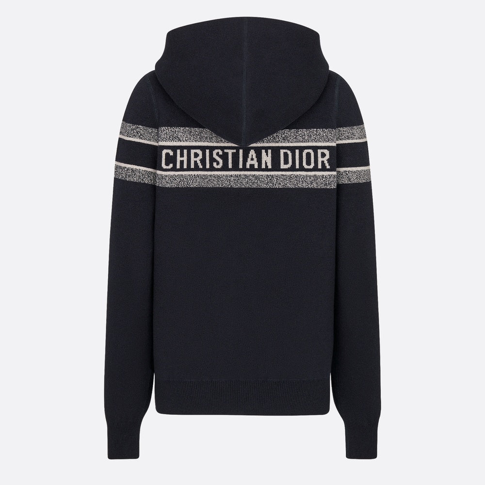 Reversible Zipped Cardigan with Hood