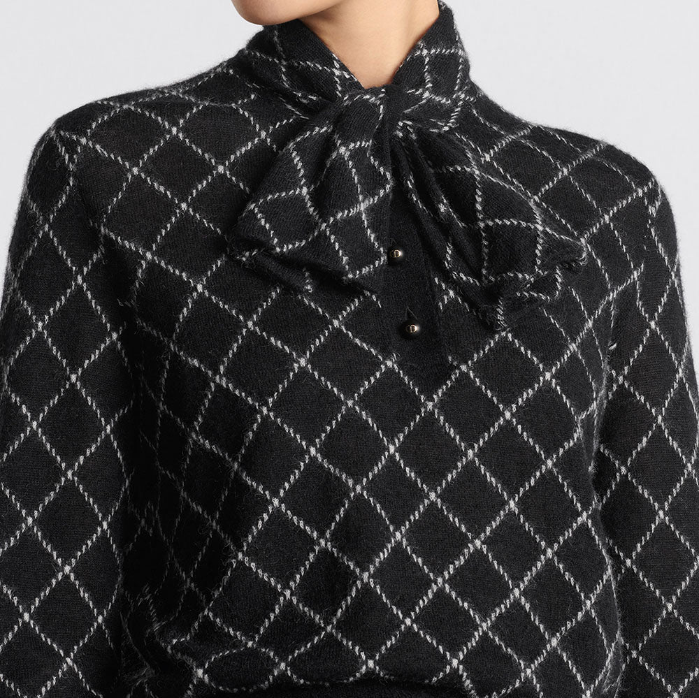 Tied Collar Sweater