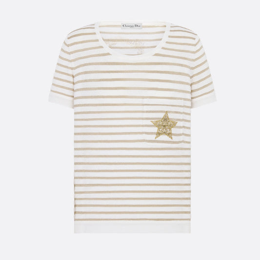 Dior Mariniere Short-Sleeved Top