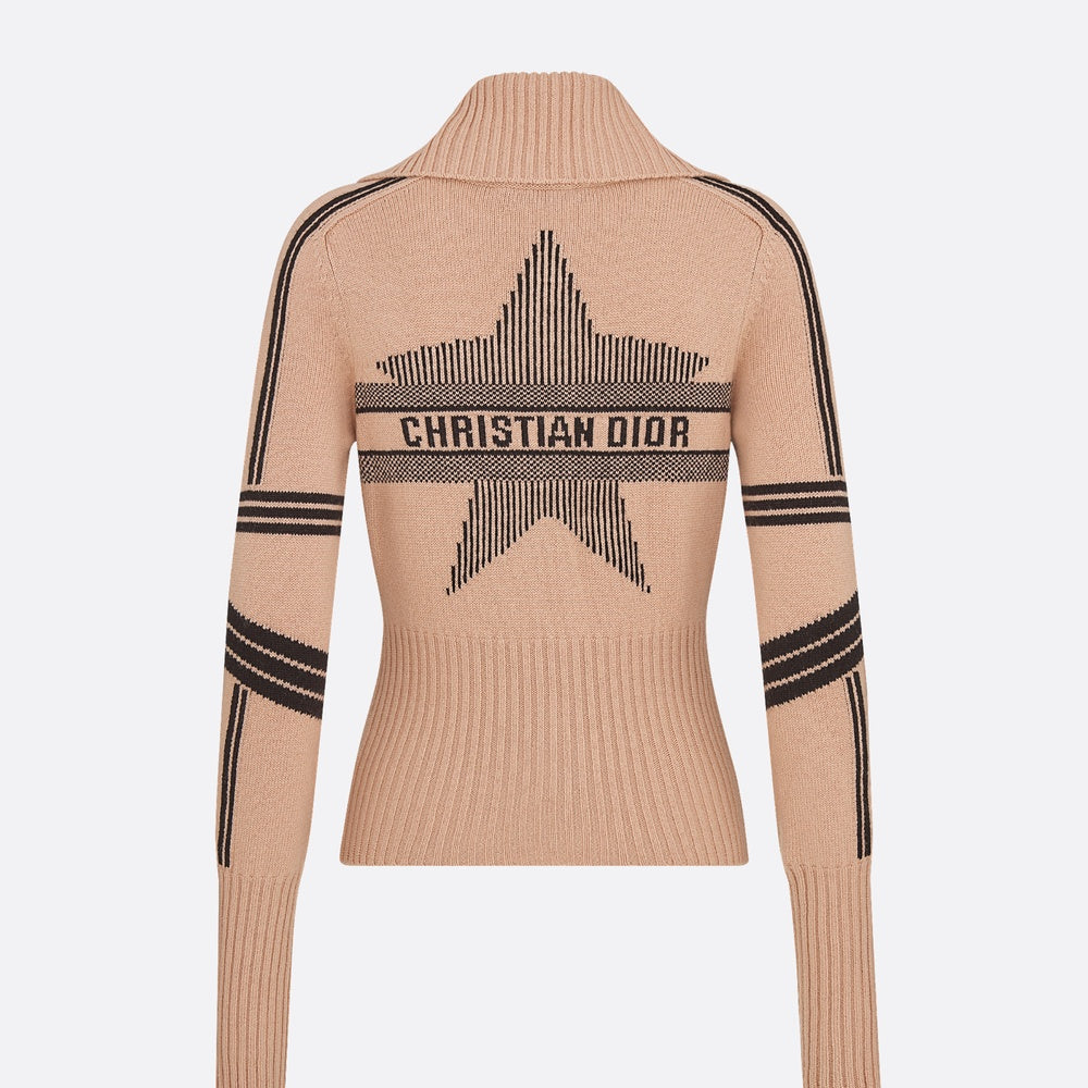 DiorAlps Mock Neck Cardigan