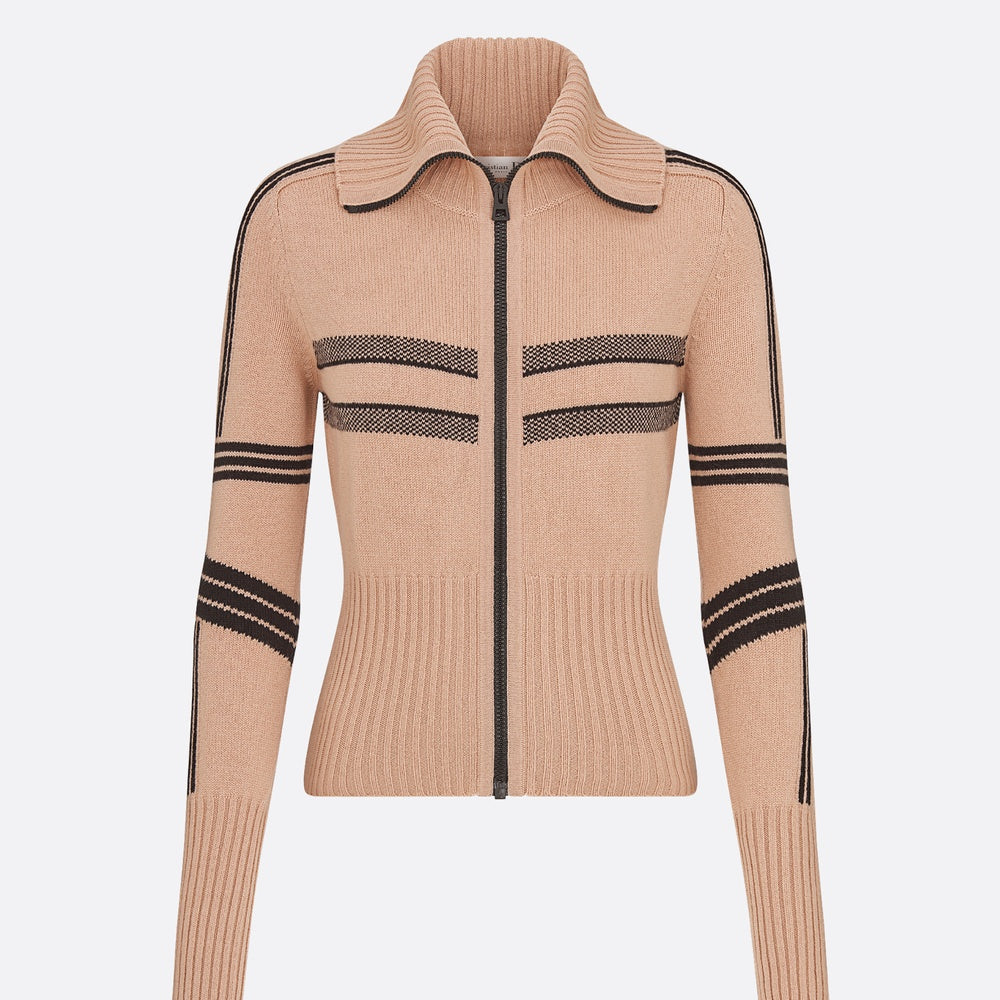 DiorAlps Mock Neck Cardigan
