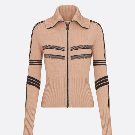 DiorAlps Mock Neck Cardigan