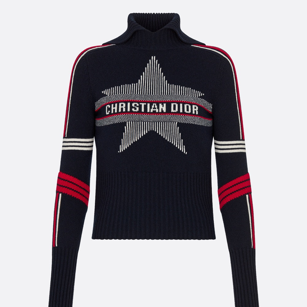 DiorAlps Mock Neck Sweater