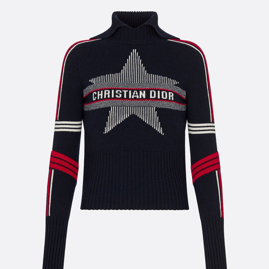 DiorAlps Mock Neck Sweater