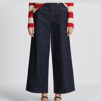 Dior 8 Flared Cropped Jeans, D07