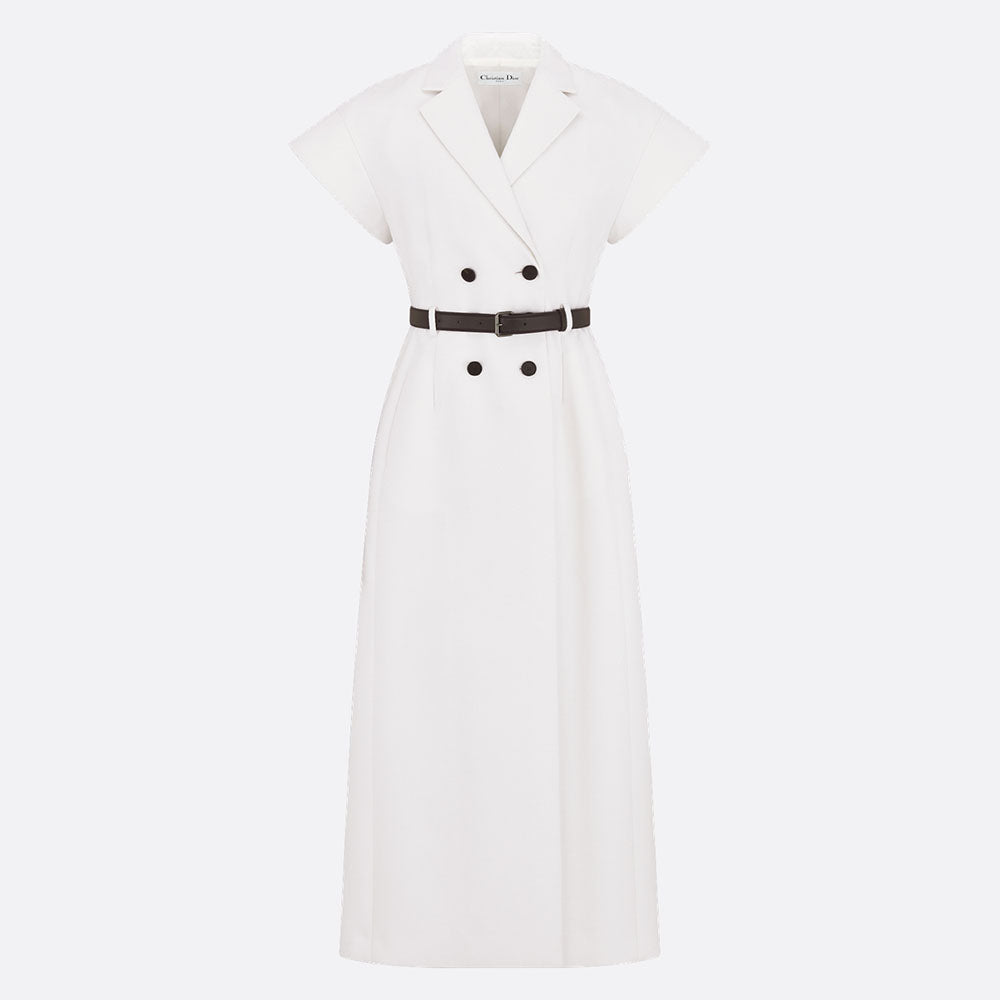 Mid-Length Belted Dress