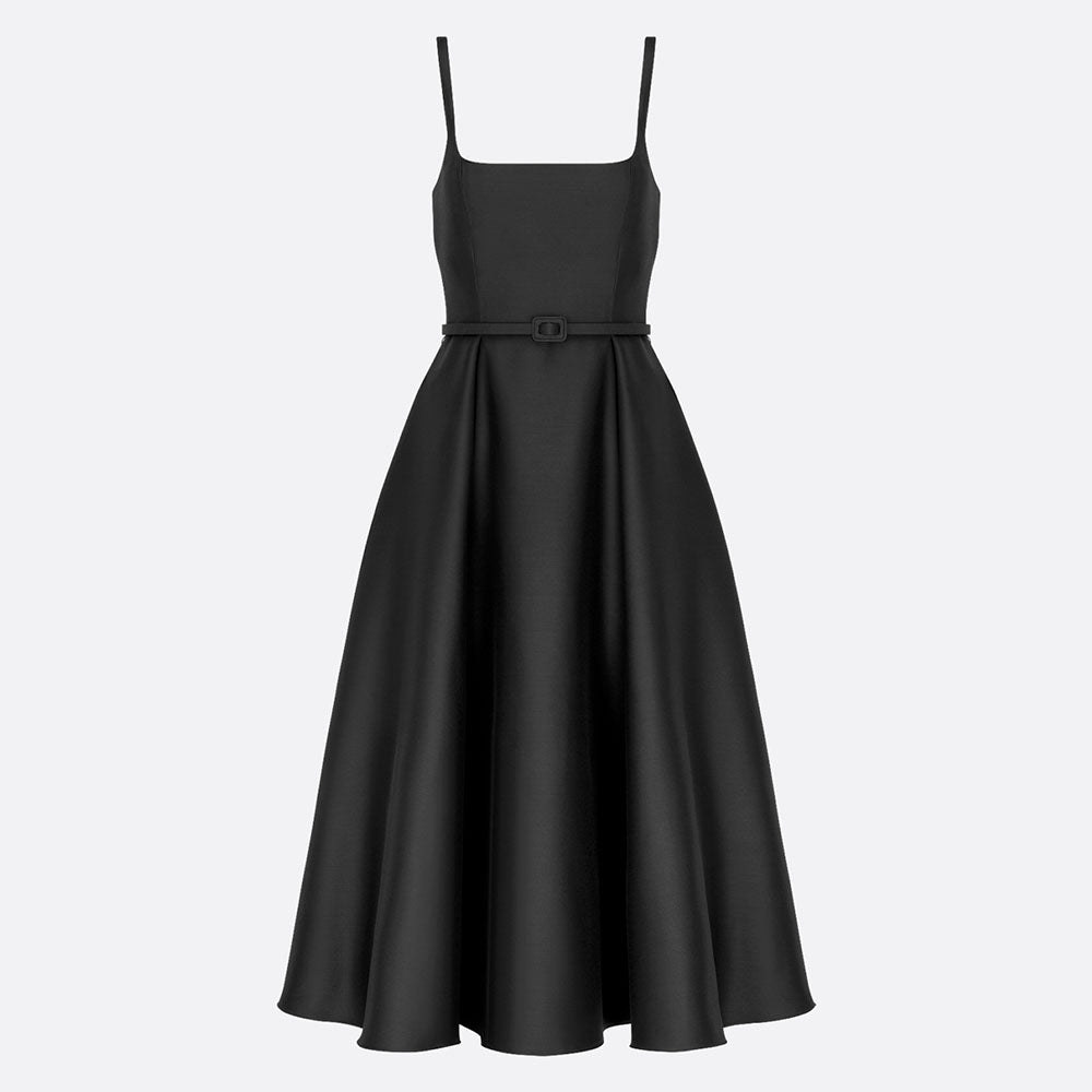 Flared Mid-Length Dress
