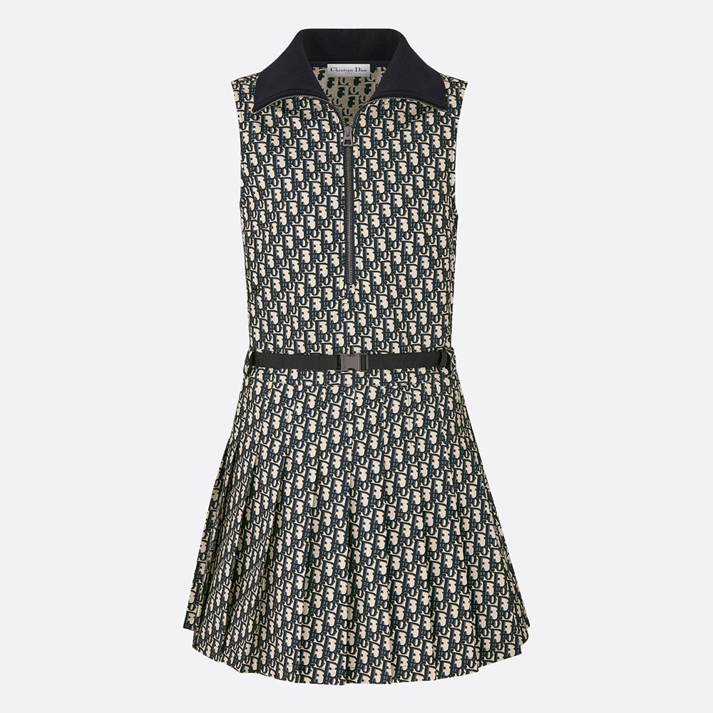 Pleated Short Dress