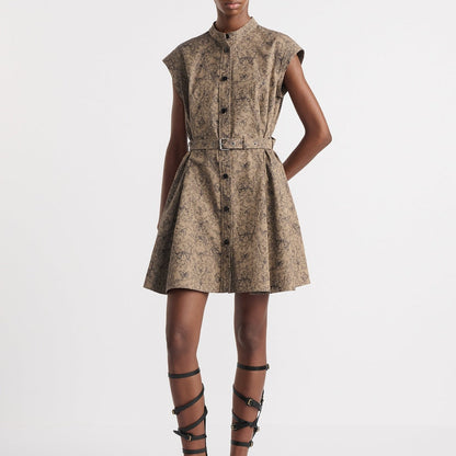 Short Belted Shirtdress