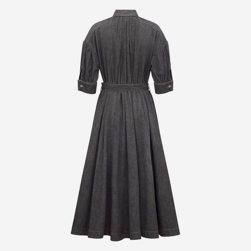 Flared Mid-Length Dress
