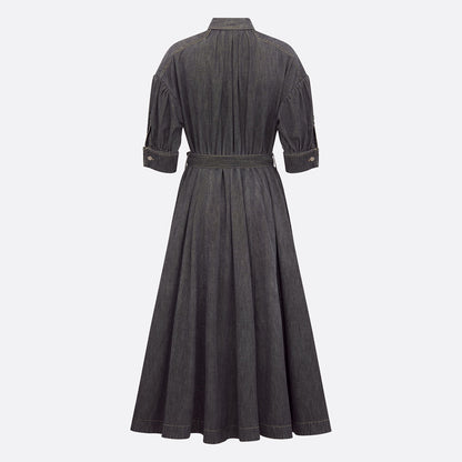 Flared Mid-Length Dress