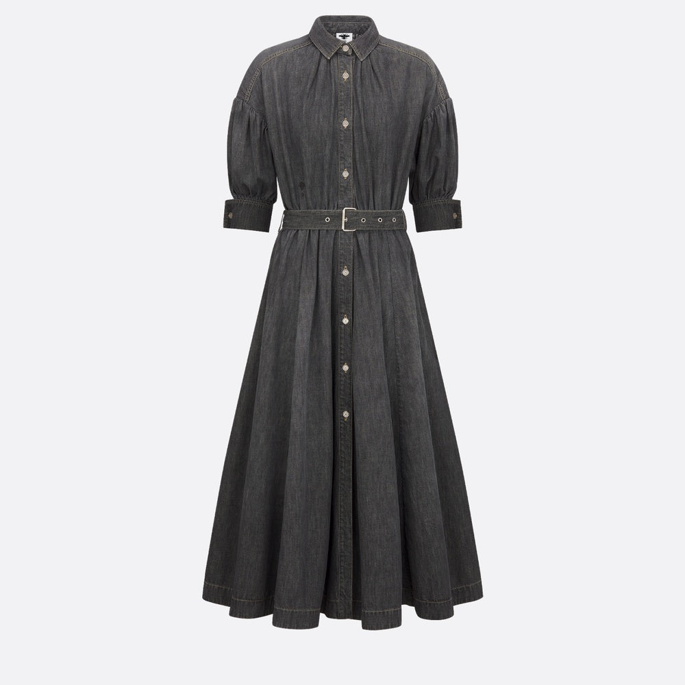Flared Mid-Length Dress