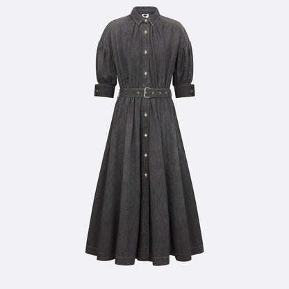 Flared Mid-Length Dress