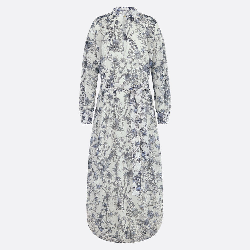 Belted Mid-Length Dress