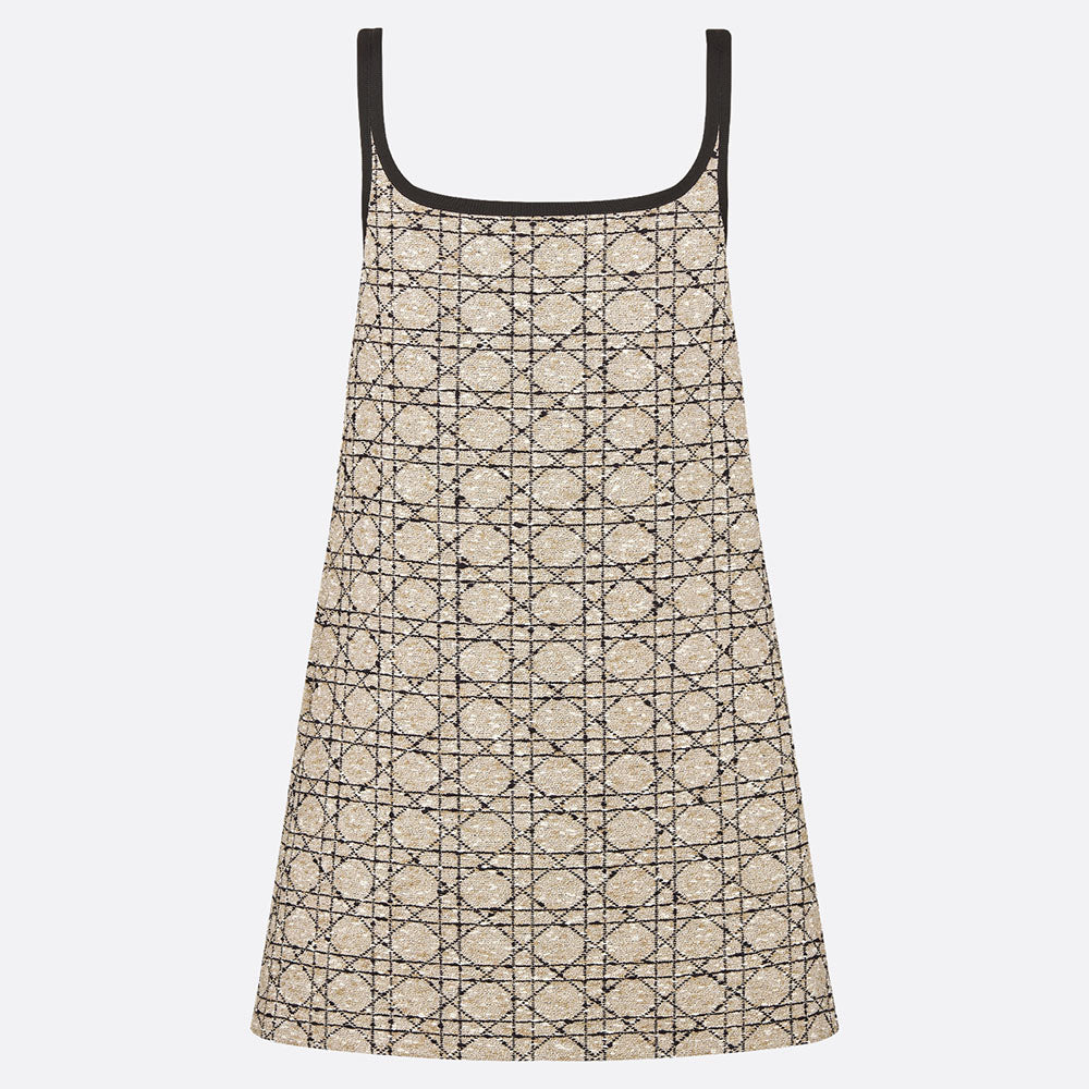 Short Flared Cannage Dress
