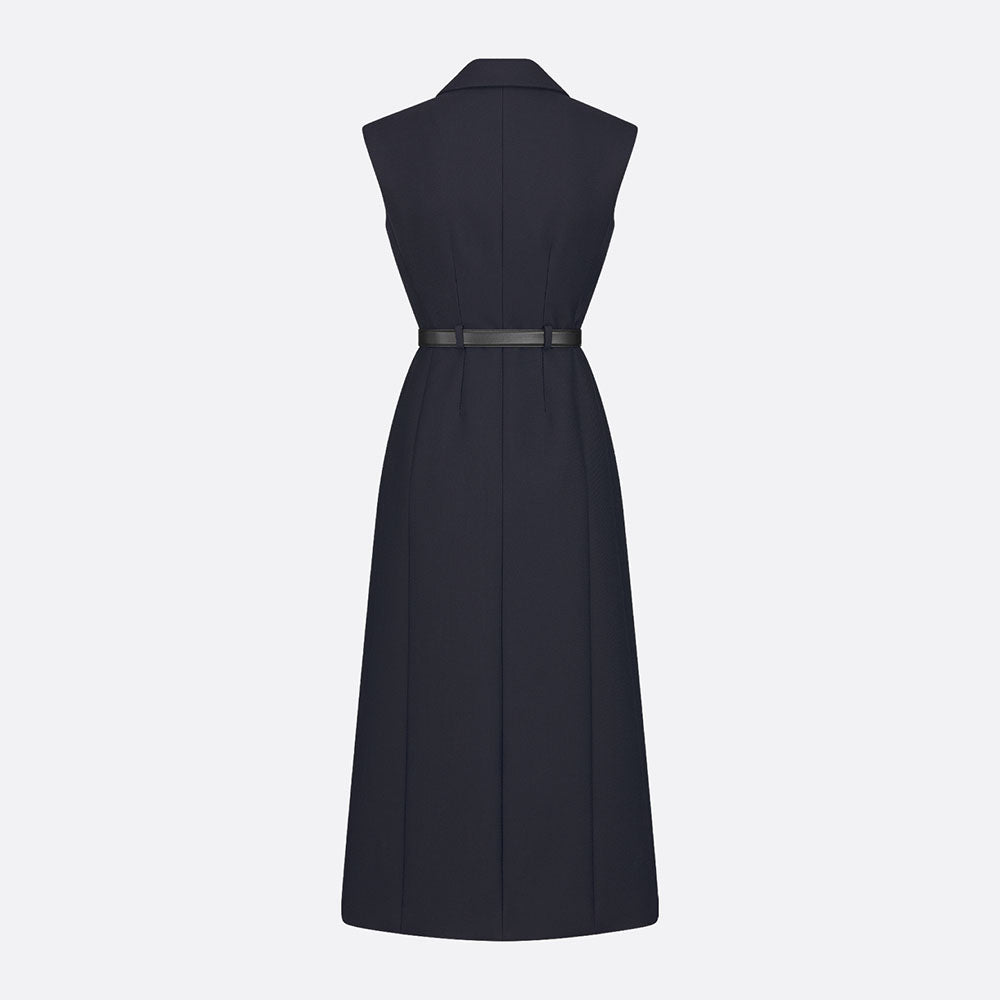 Mid-Length Belted Dress