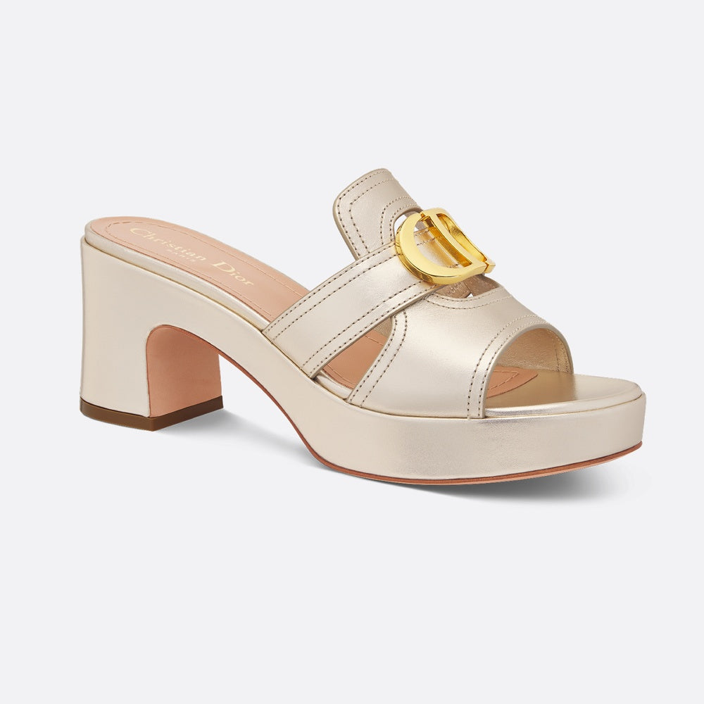 Dior Or 30 Montaigne Platform Slide