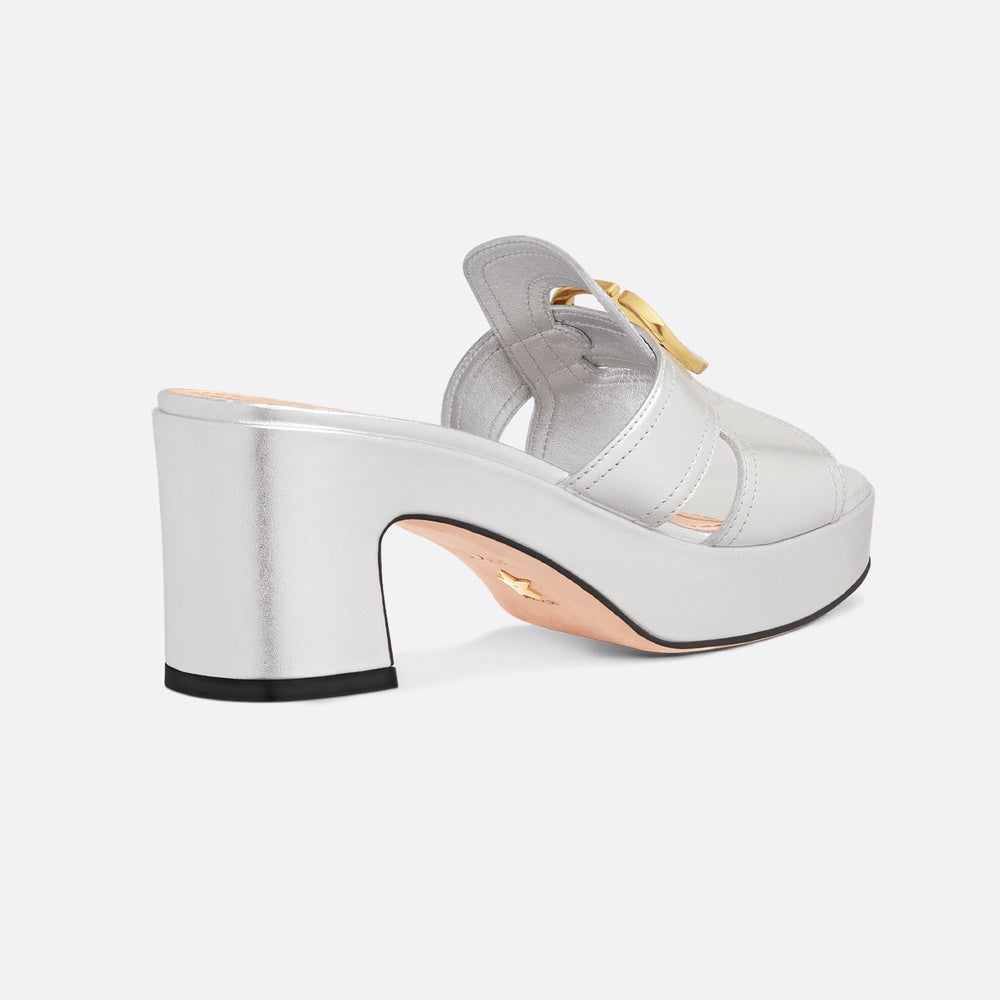 Dior Or 30 Montaigne Platform Slide