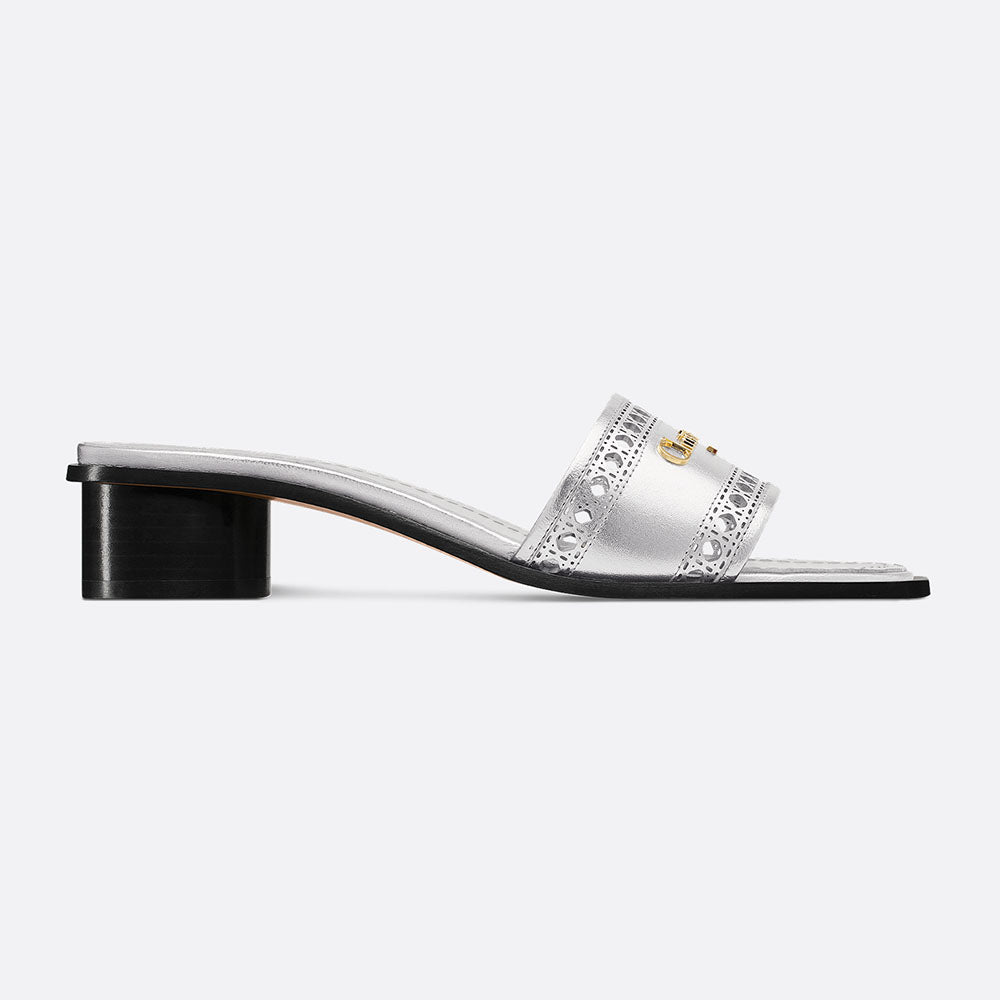 Dior Or D-Lane Heeled Slide