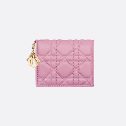 Mini Lady Dior Gardenia Wallet