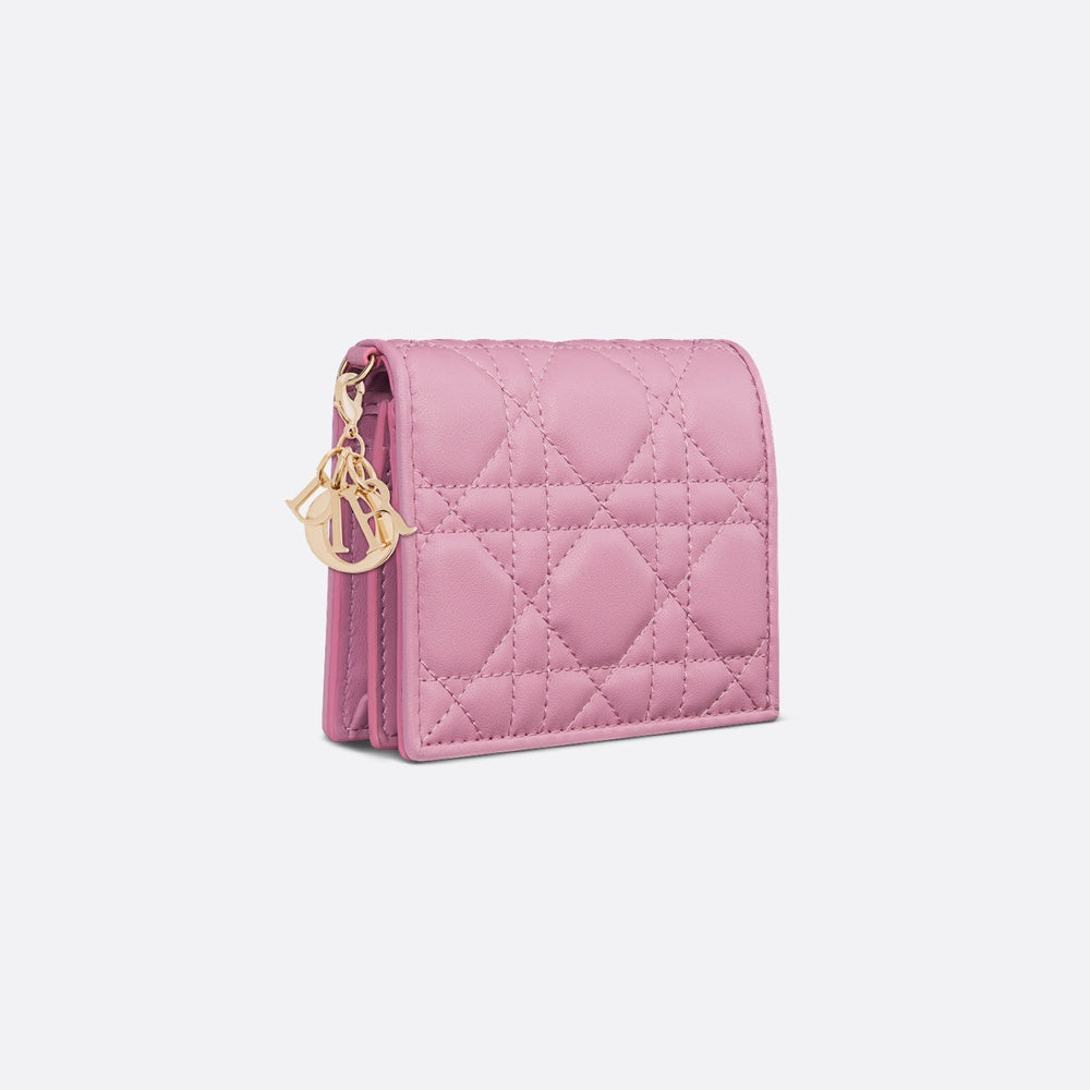 Mini Lady Dior Gardenia Wallet