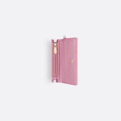 Mini Lady Dior Gardenia Wallet