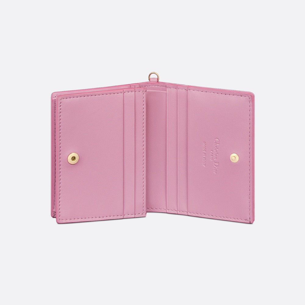 Mini Lady Dior Gardenia Wallet