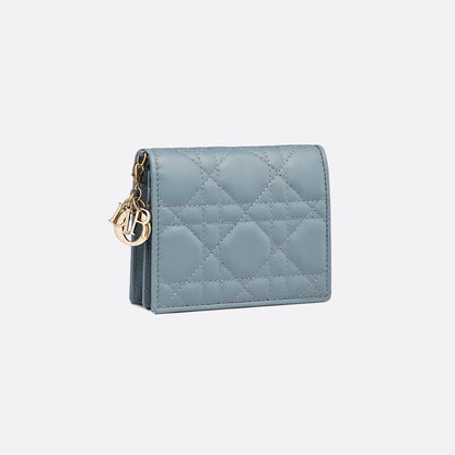 Mini Lady Dior Gardenia Wallet