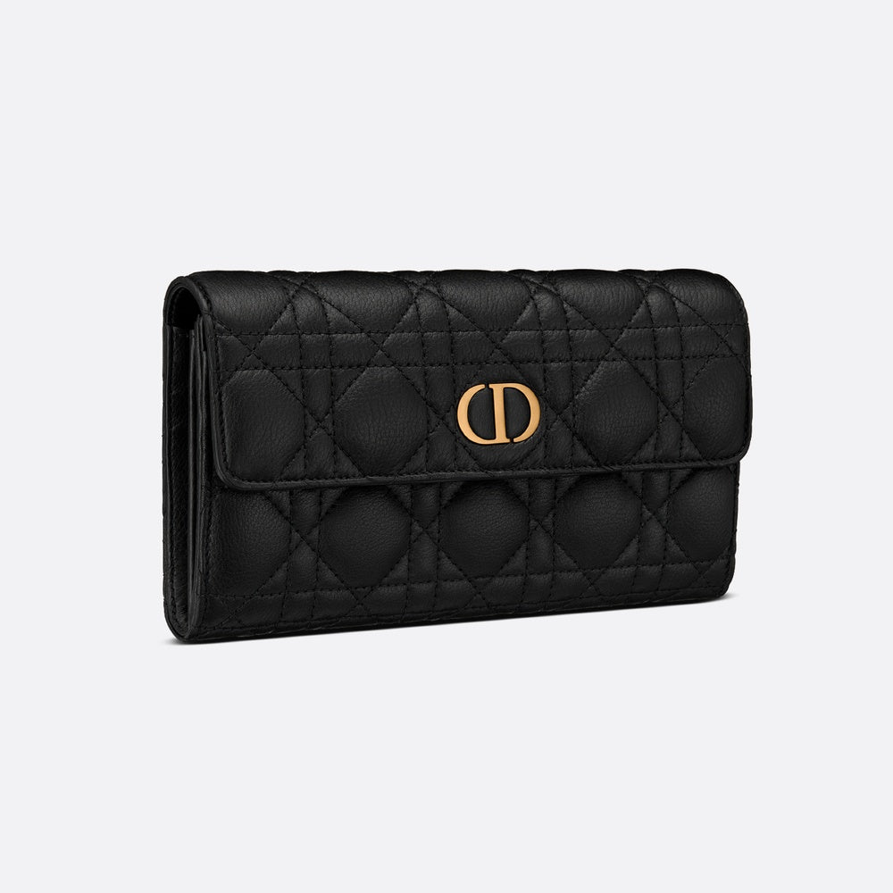 Dior Caro Orchid Long Wallet