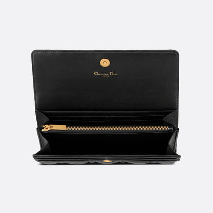 Dior Caro Orchid Long Wallet