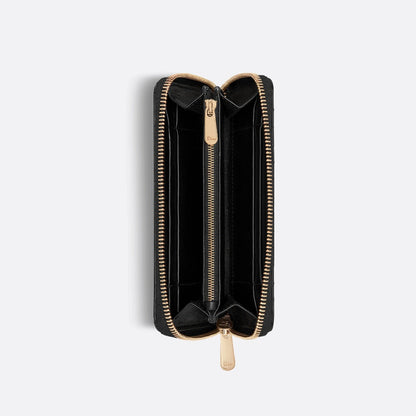 Medium Lady Dior Zipped Wallet