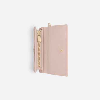 Mini Lady Dior Gardenia Wallet
