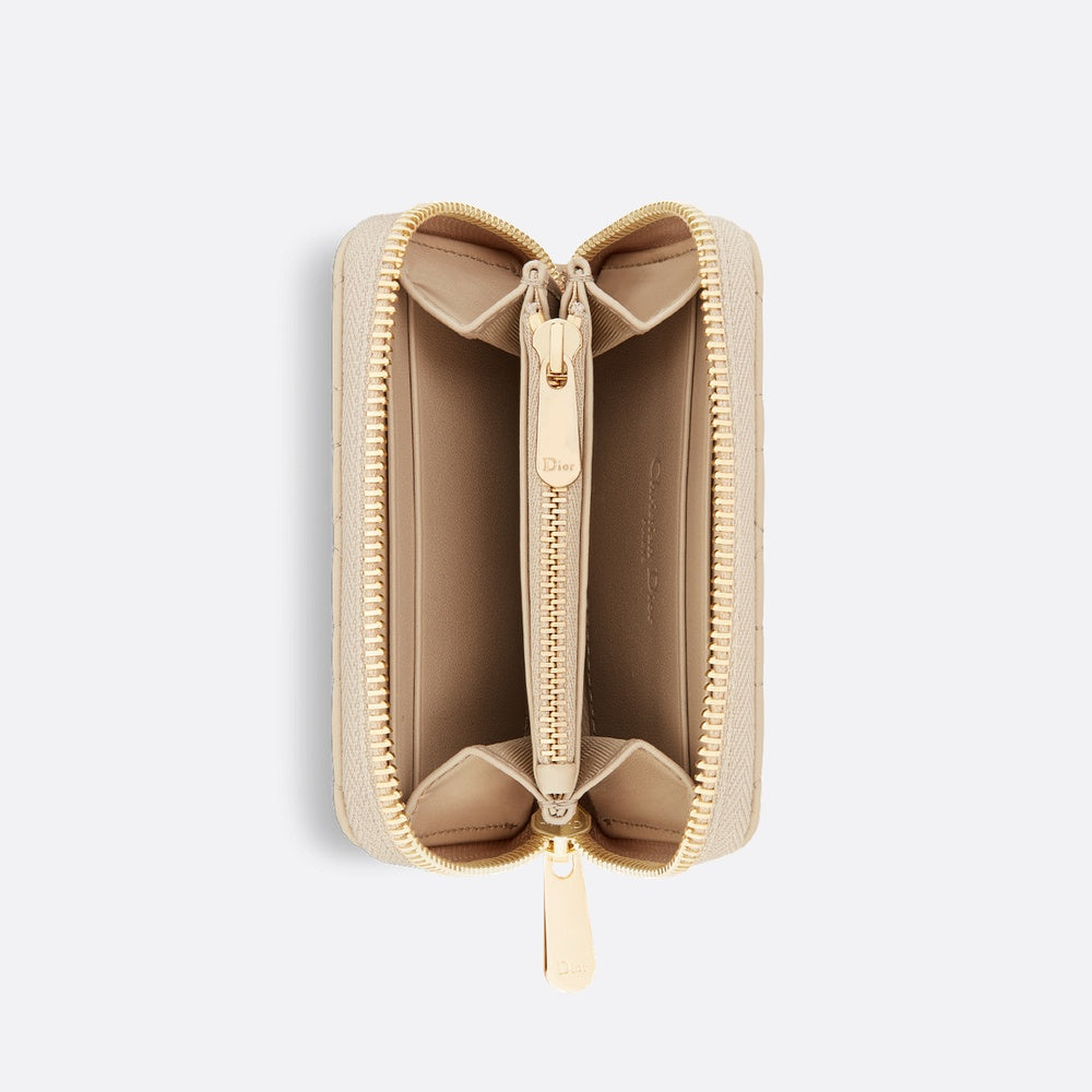 Small Lady Dior Voyageur Coin Purse