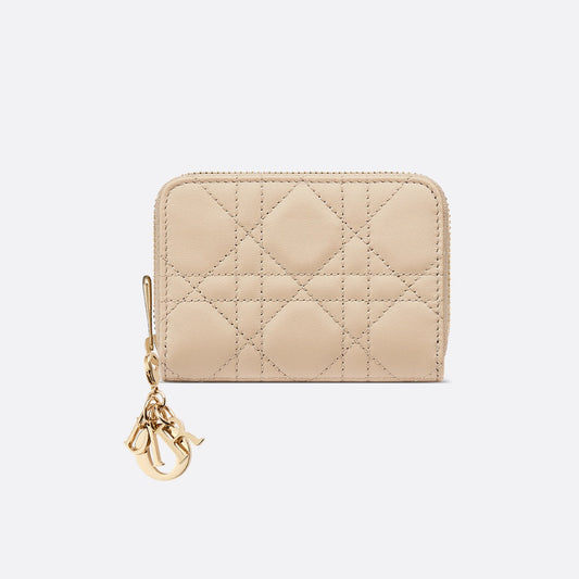 Small Lady Dior Voyageur Coin Purse
