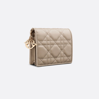 Mini Lady Dior Gardenia Wallet