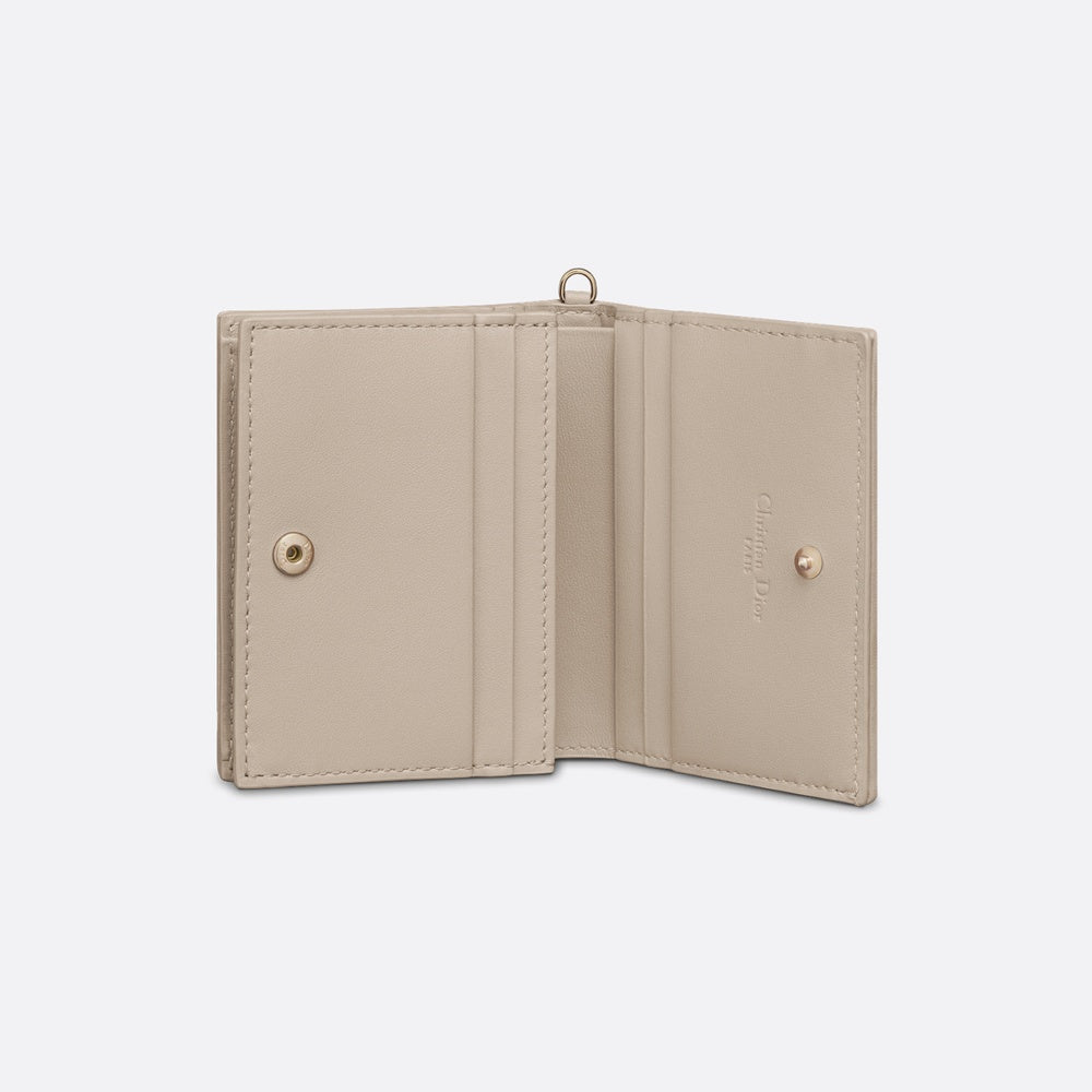 Mini Lady Dior Gardenia Wallet