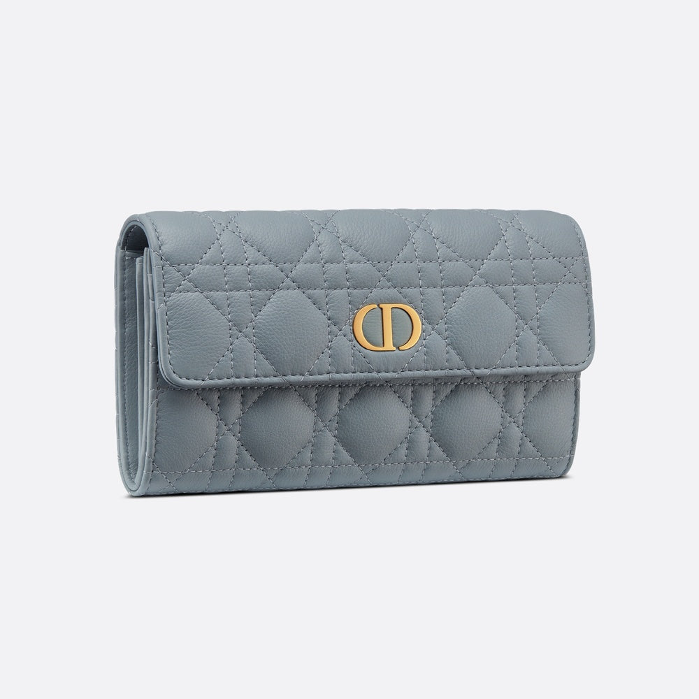 Dior Caro Orchid Long Wallet