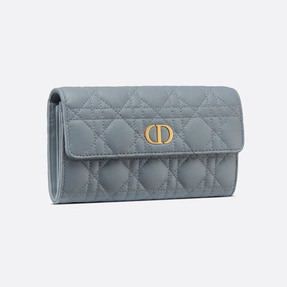 Dior Caro Orchid Long Wallet