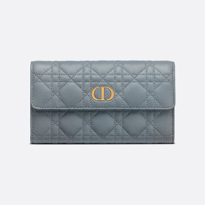 Dior Caro Orchid Long Wallet
