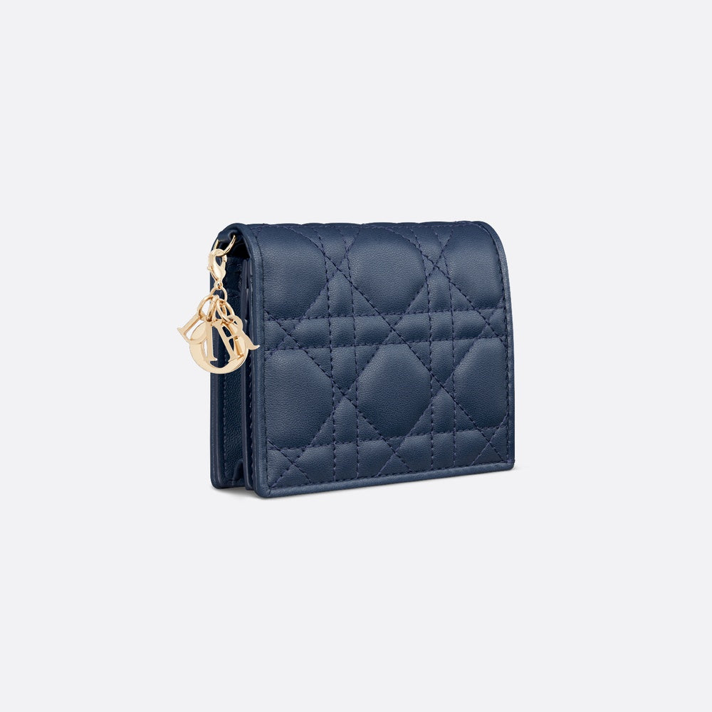 Mini Lady Dior Gardenia Wallet
